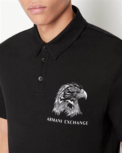 armani jeans pouch replica|Armani exchange eagle logo.